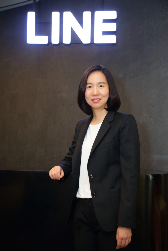 นางอึนจองลี รองประธานกรรมการอาวุโส หน่วยงานพัฒนาธุรกิจสากล 2 บริษัท LINE Plus คอร์ปอเรชั่น 
